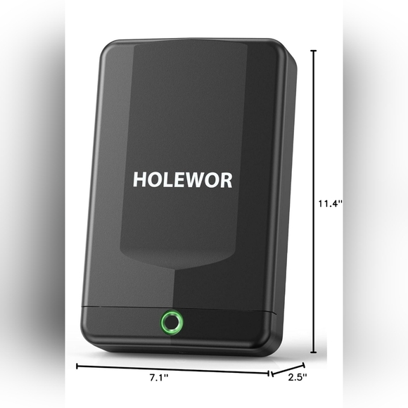 Holewar Biometric Safe, Portable Fingerprint Lock Box - Picture 4 of 12